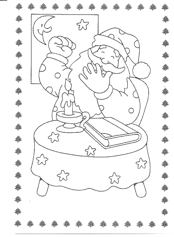 Disegno 36 Babbo natale