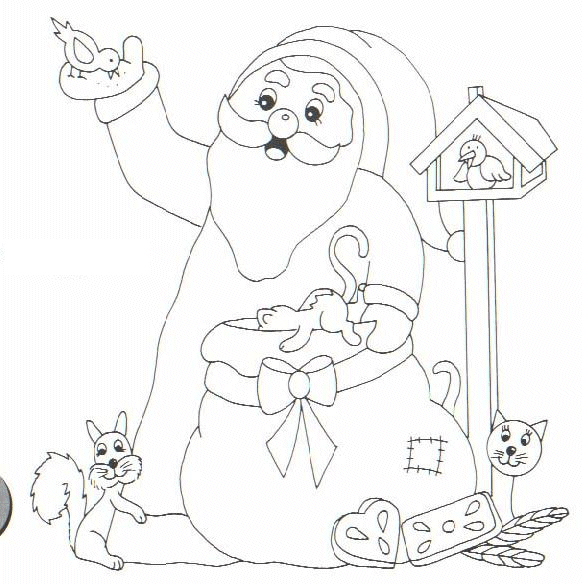 Disegno 39 Babbo natale