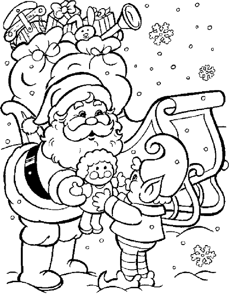 Disegno 40 Babbo natale
