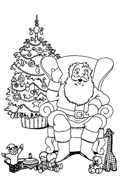 Disegno 44 Babbo natale