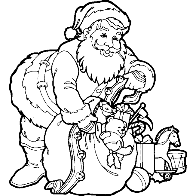 Disegno 71 Babbo natale