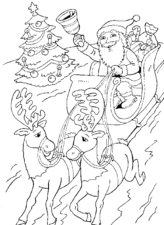 Disegno 81 Babbo natale