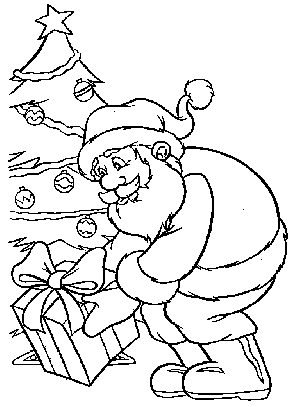Disegno 85 Babbo natale