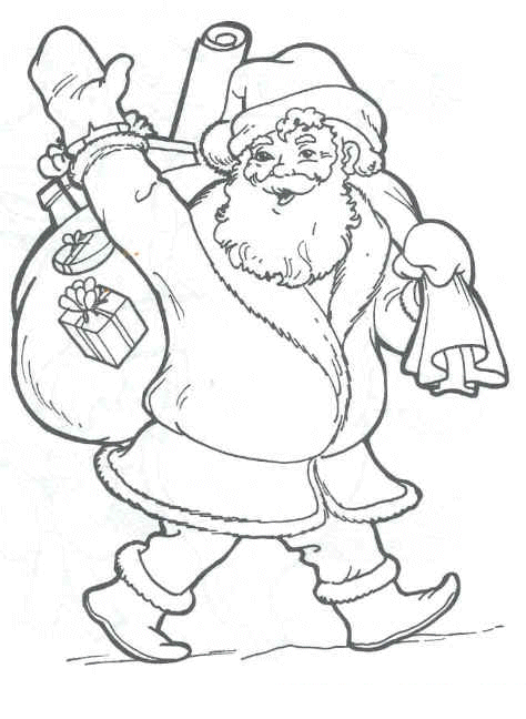 Disegno 87 Babbo natale