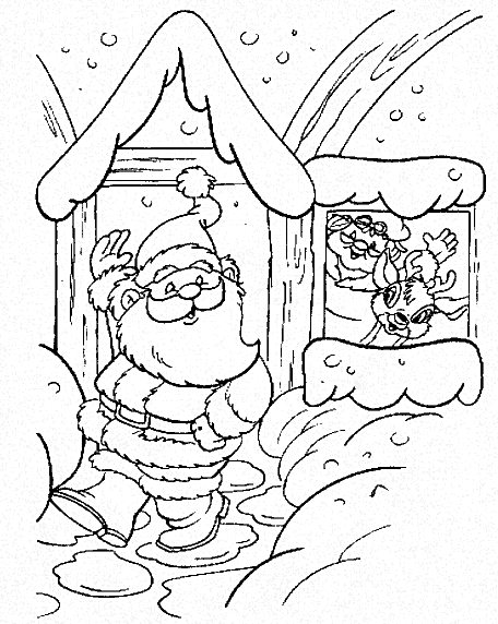 Disegno 9 Babbo natale