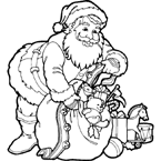 Disegno 71 Babbo natale