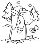 Disegno 75 Babbo natale