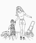 Disegno 170 Barbie