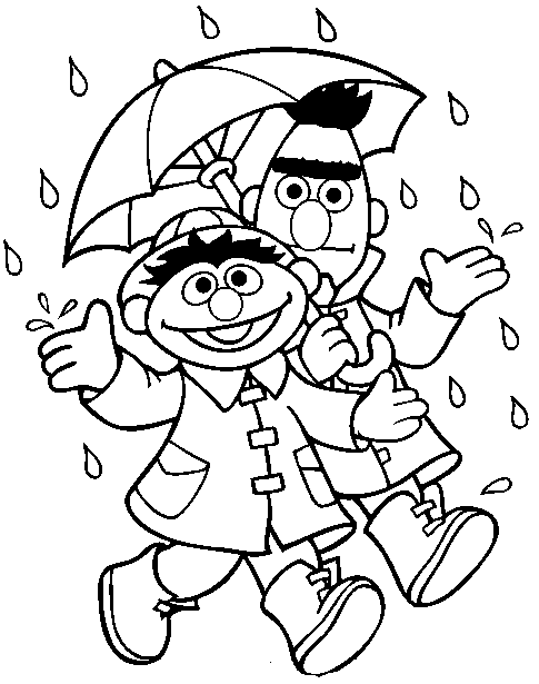 Disegno 11 Bert and ernie