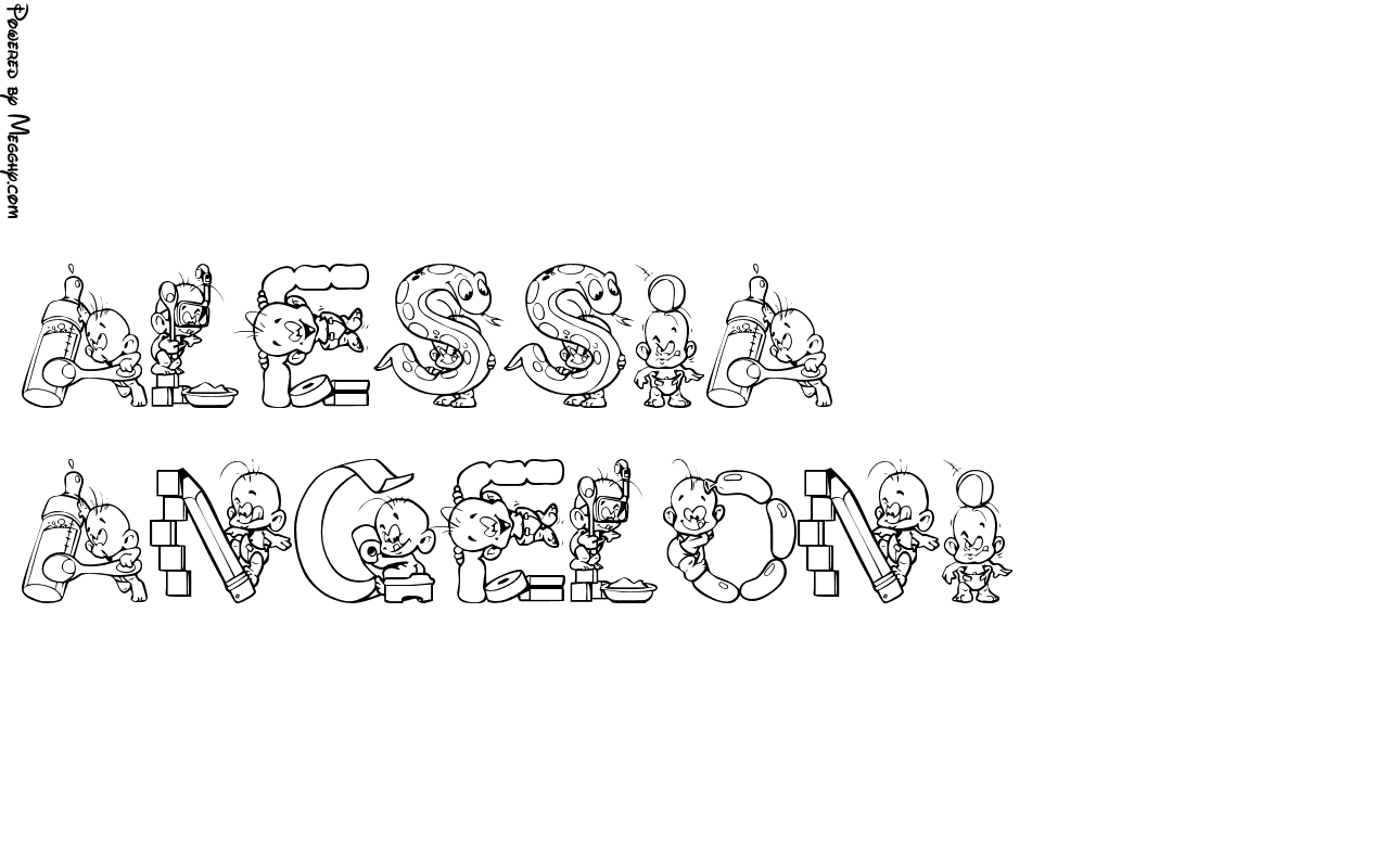 Disegno Per Bambini Alessia 55848 Da Stampare E Colorare