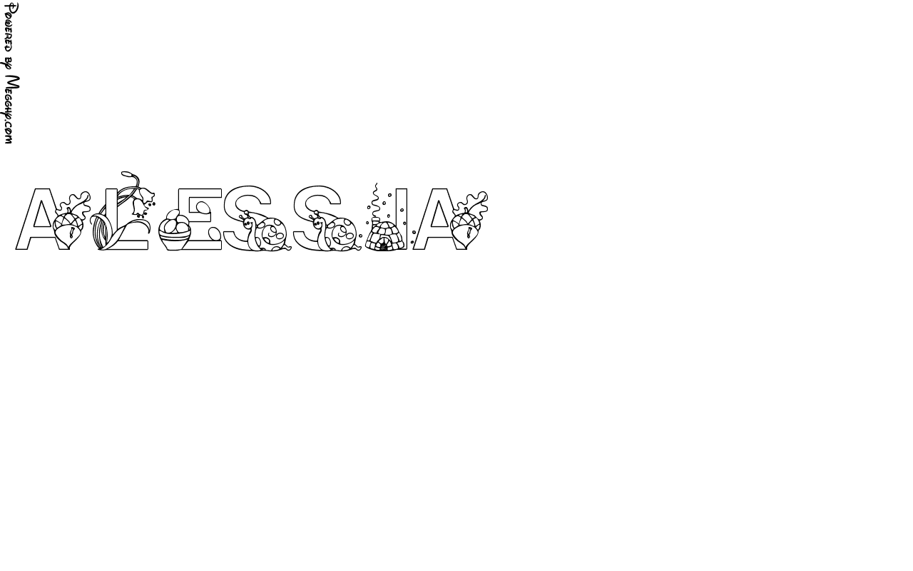 Disegno Per Bambini Alessia 65940 Da Stampare E Colorare