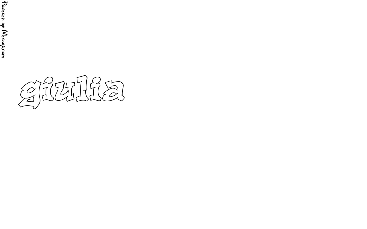Disegno per bambini giulia 87160 da stampare e colorare