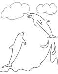 Disegno 28 Delfini