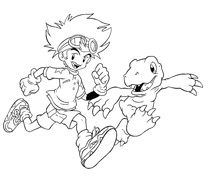 Disegno 12 Digimon