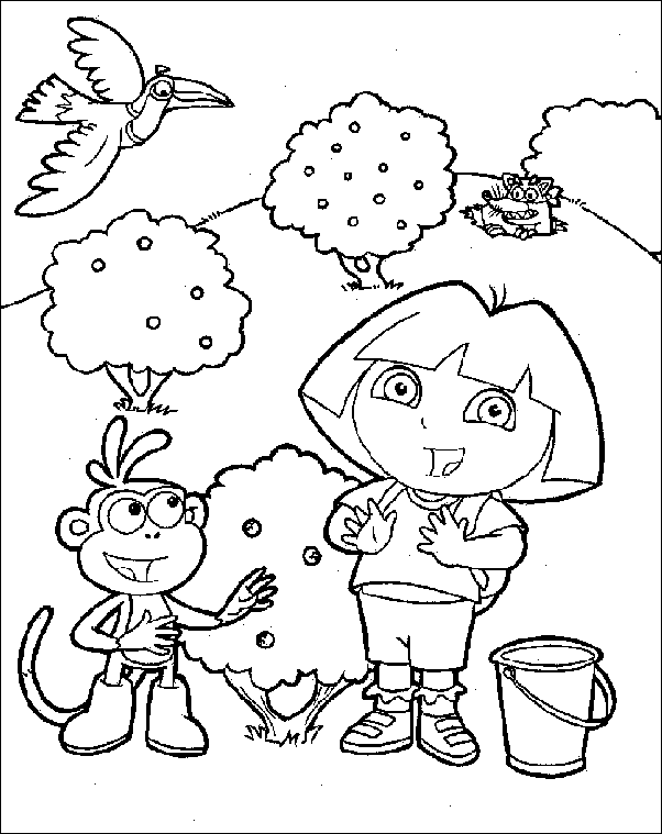 Disegno 5 Dora esploratrice