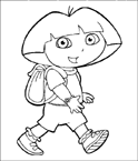 Disegno 8 Dora esploratrice