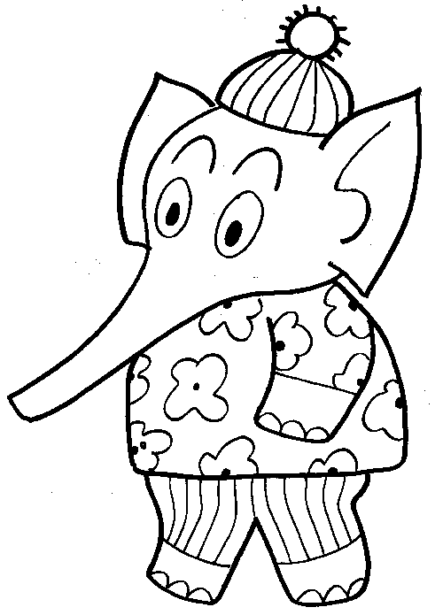 Disegno 19 Elefanti