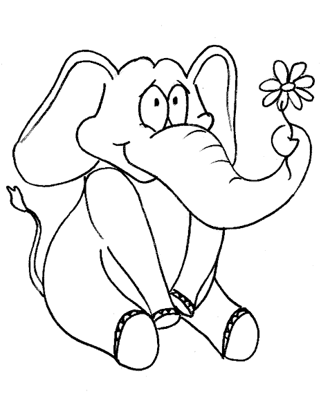 Disegno 35 Elefanti