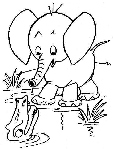 Disegno 38 Elefanti