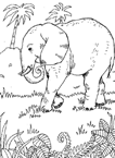 Disegno 18 Elefanti