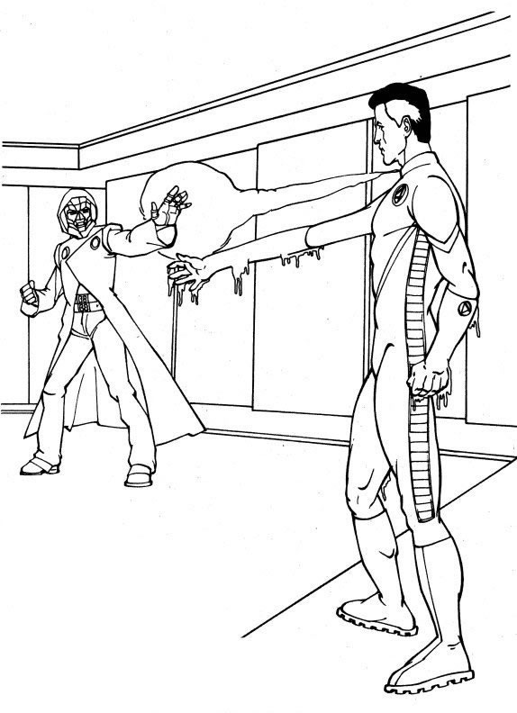 Disegno 15 Fantastici quattro