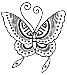 Disegno 18 Farfalle