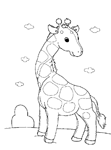 Disegno 26 Giraffe