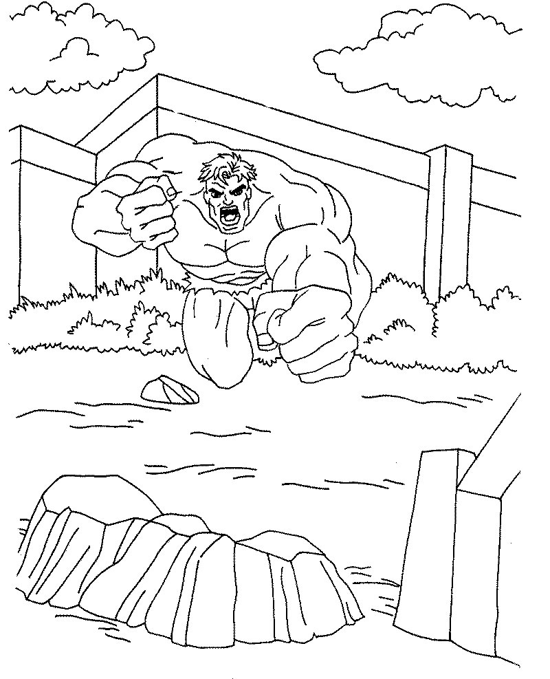 Disegno 14 Hulk