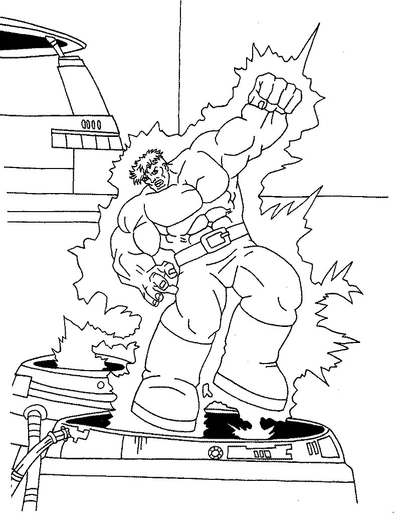 Disegno 4 Hulk
