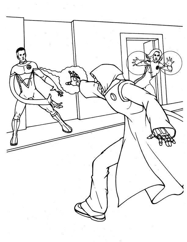 Disegno 17 I fantastici quattro