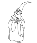 Disegno 12 Mago merlino