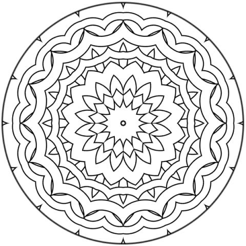 Disegno 22 Mandala