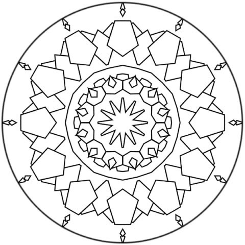 Disegno 29 Mandala