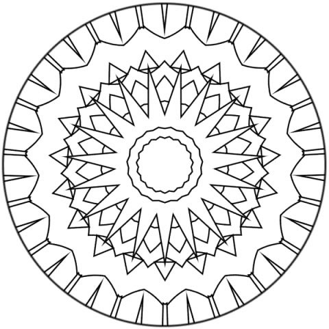 Disegno 35 Mandala