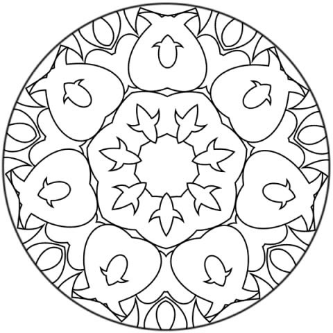 Disegno 72 Mandala