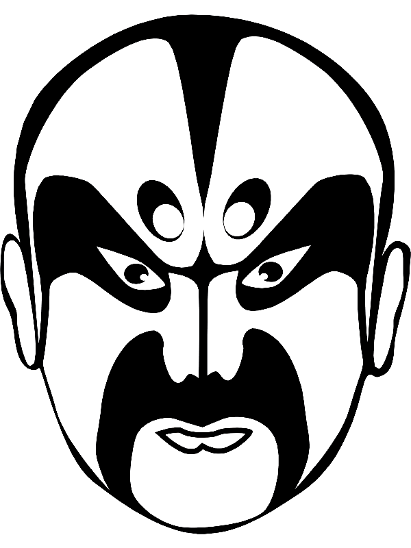Disegno 7 Maschere