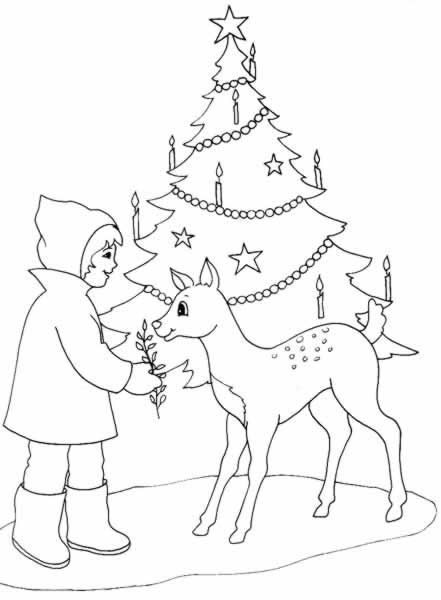 Disegno 10 Natale alberi