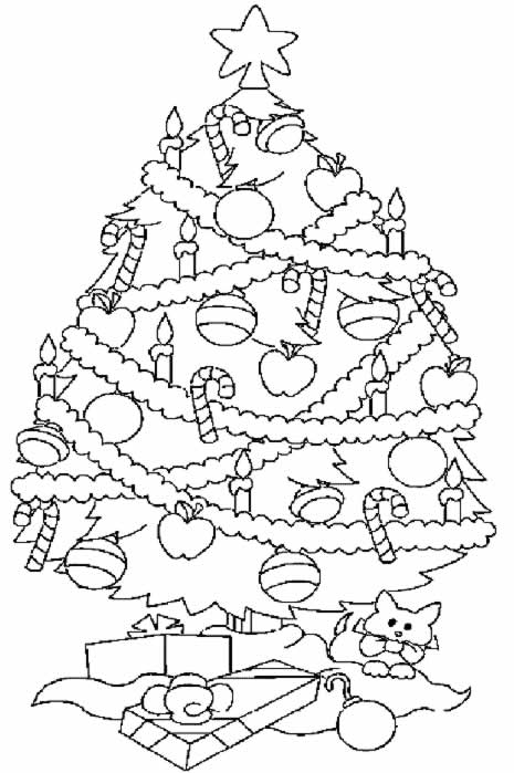 Disegno 27 Natale alberi