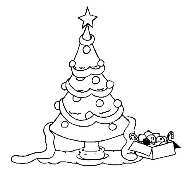 Disegno 28 Natale alberi