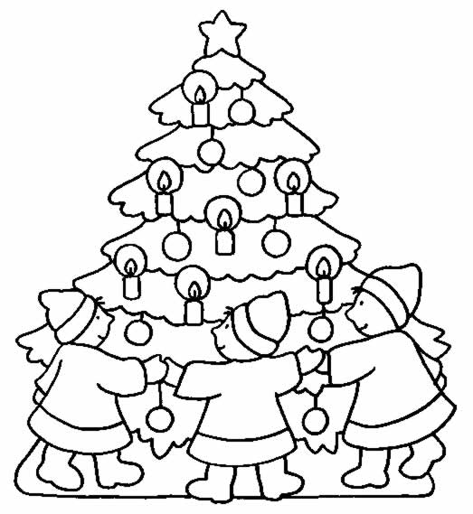 Disegno 30 Natale alberi