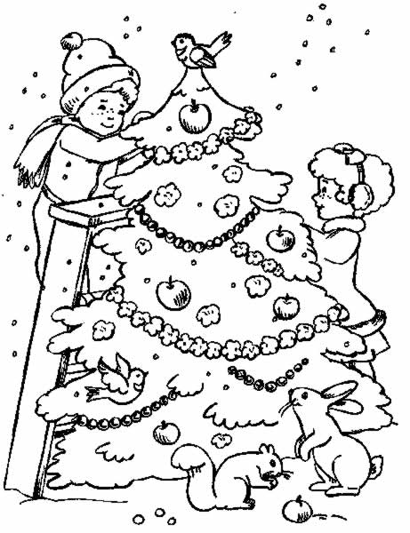 Disegno 32 Natale alberi