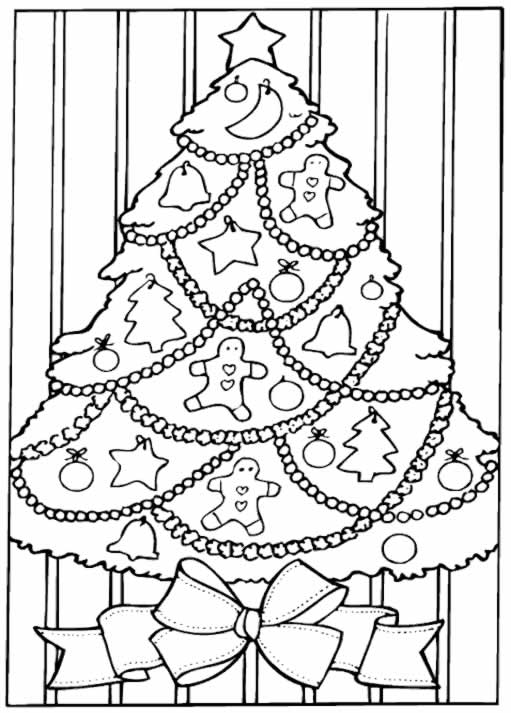 Disegno 33 Natale alberi