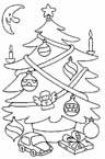 Disegno 1 Natale alberi