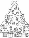Disegno 12 Natale alberi