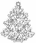 Disegno 17 Natale alberi