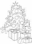 Disegno 21 Natale alberi
