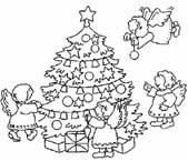 Disegno 23 Natale alberi