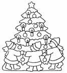 Disegno 30 Natale alberi