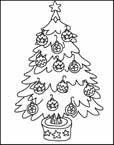 Disegno 4 Natale alberi