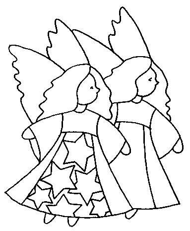 Disegno 13 Natale angeli